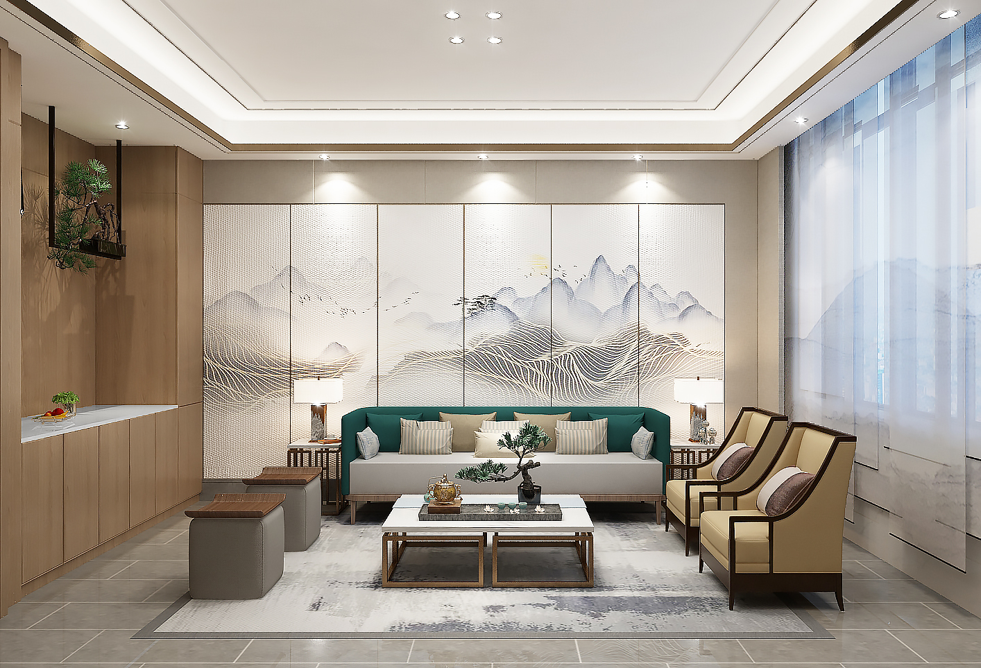贵宾接待区装建成效图