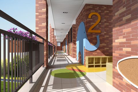 国际双语幼儿园装建设计成效图