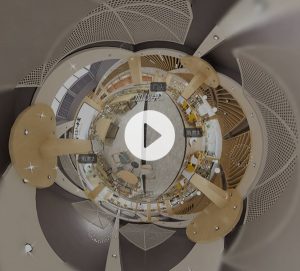 白云技师学院饭堂装建全景成效图