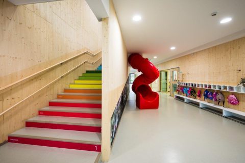 幼儿园装建楼梯设计准则
