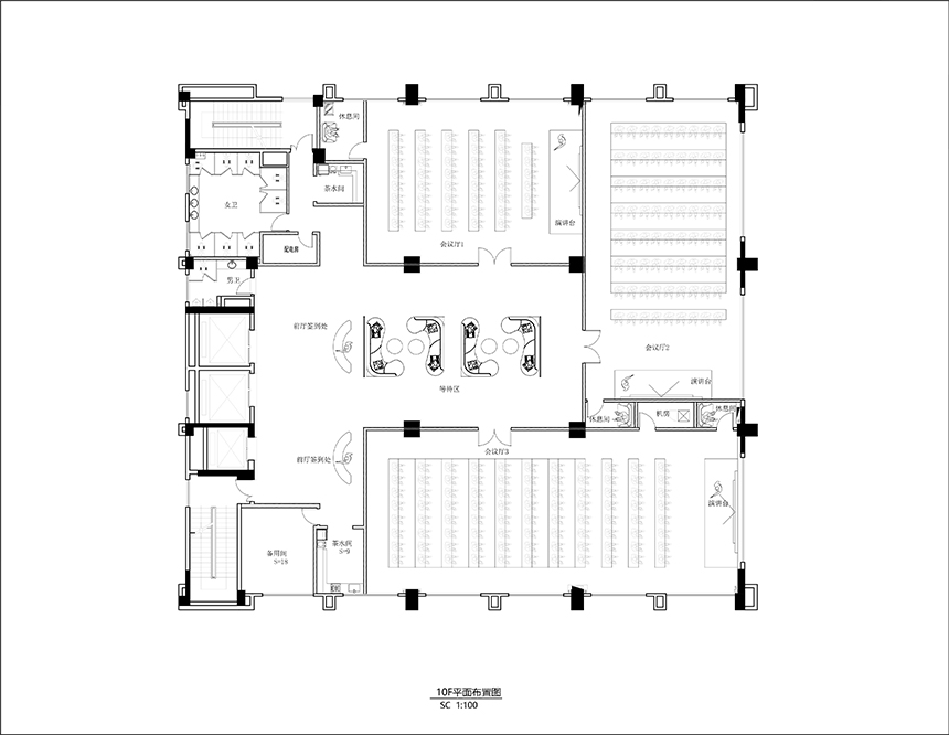西安厂房办公楼装建设计项目成效图