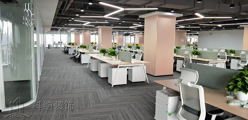 办公室装建实景图
