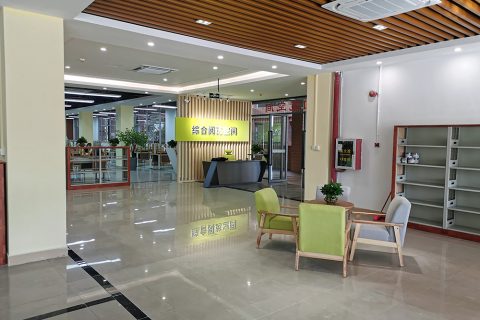 汉中学堂图书馆阅览室装建实景图