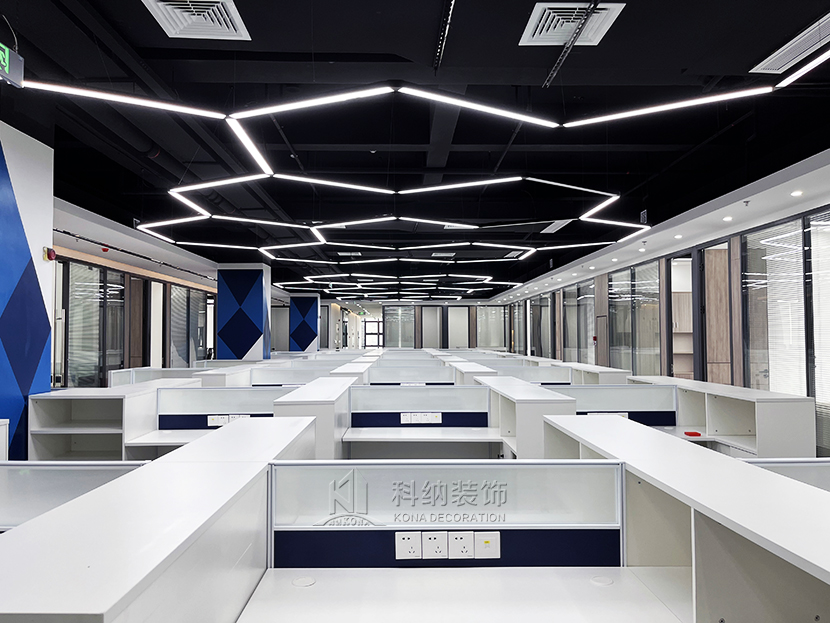 公共办公区装建实景图
