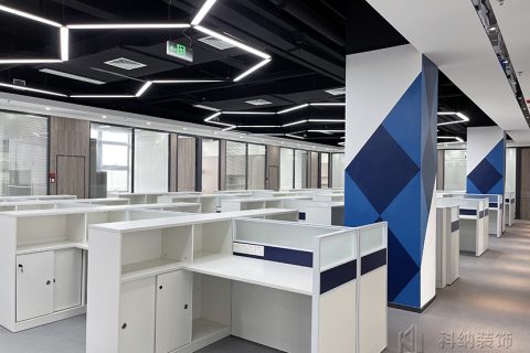 医药科技公司办公室装建实景图