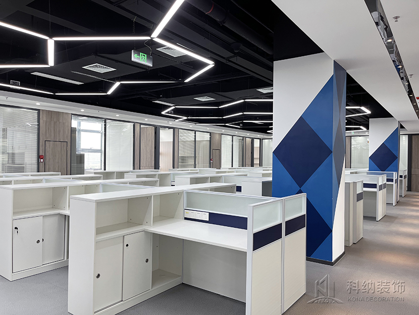 公共办公区装建实景图